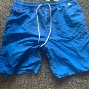 POLO Blue Swim Shorts with Drawstring